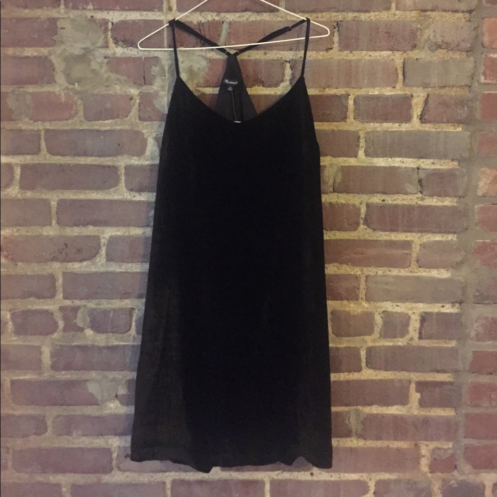 NWT Madewell Velvet Slip Dress